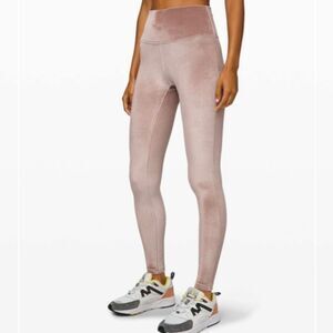 Lululemon Wunder Lounge High-Rise Leggings Velvet Size 8
